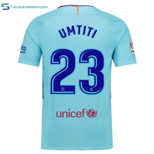 Camiseta Barcelona 2ª Umtiti 2017/18